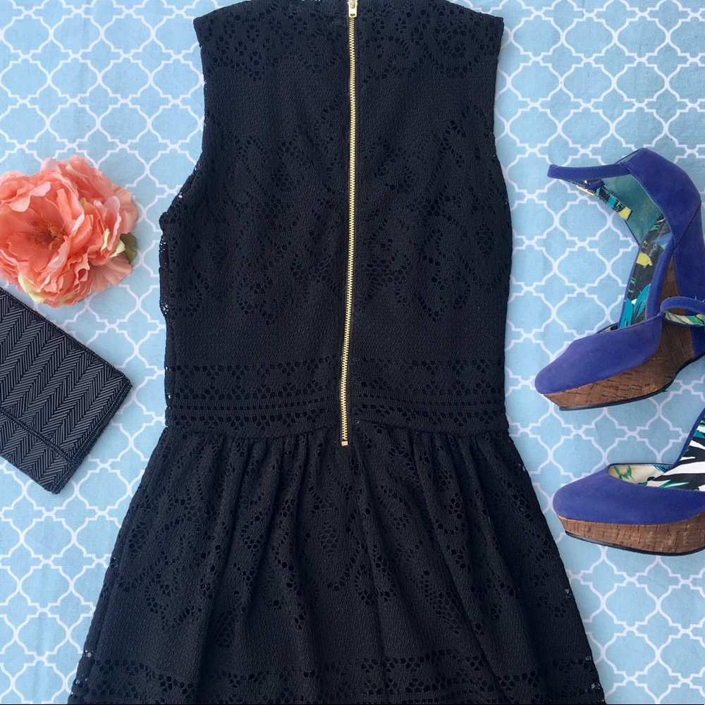 H&M Black Lace Mini Dress - Picture 3 of 8